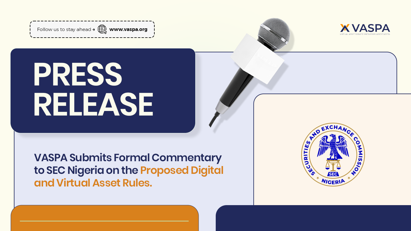 VASPA Submits Formal Commentary to the SEC on the Proposed Digital and Virtual Asset Rules
