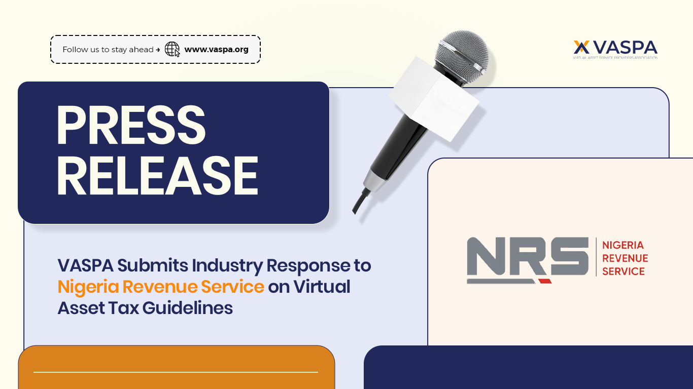 VASPA Submits Industry Response to Nigeria Revenue Service on Virtual Asset Tax Guidelines
